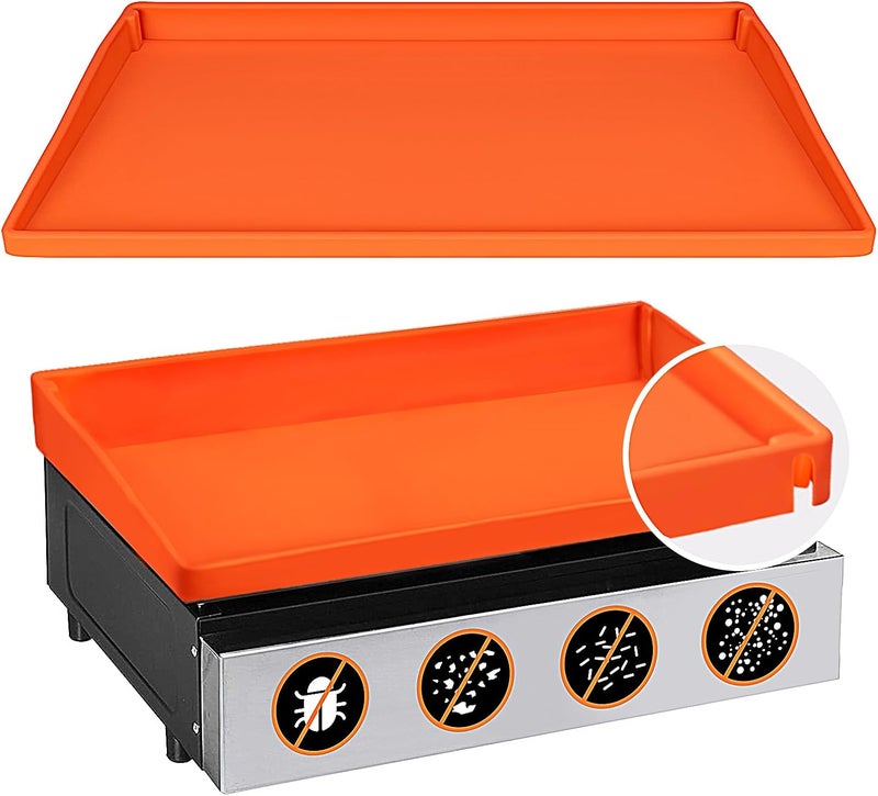 NancyL 17" Griddle Cover for Blackstone, Upgraded Full-Edge 17 Inch Grill Cover Mat Blackstone Accessories, Protect Griddle from Rust, Rodents, Insects, Debris - Image 1